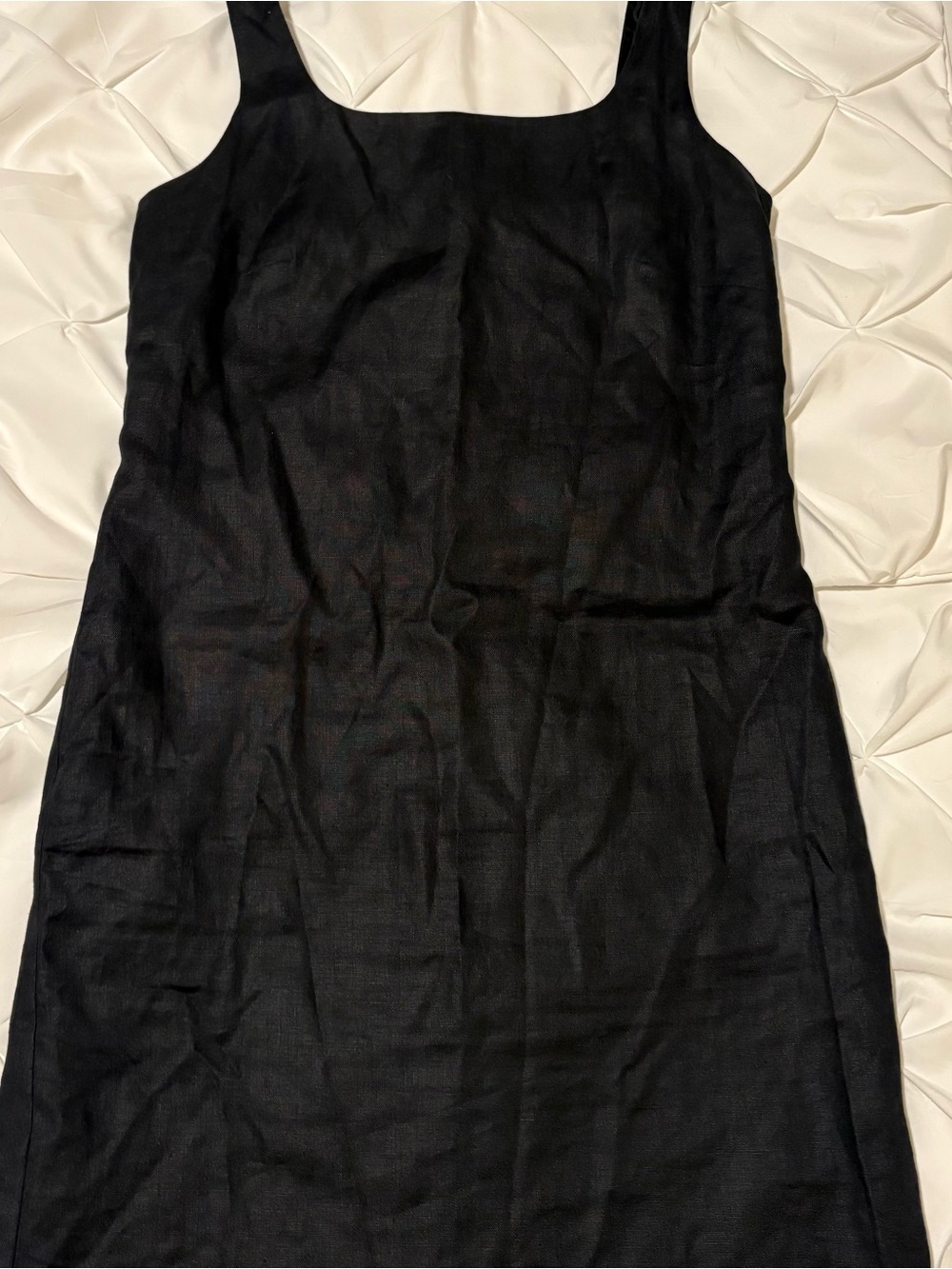 Gap Black Linen Lined Sheath Sleeveless Dress, Women’s Size 4